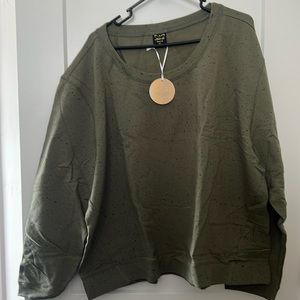 Olive Green Women's Sweatshirt